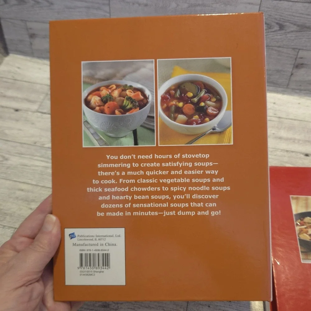 Dump Soups And Dump Dinners 2014 Lot Of 2 Cookbooks Favorite Brand Name Recipes